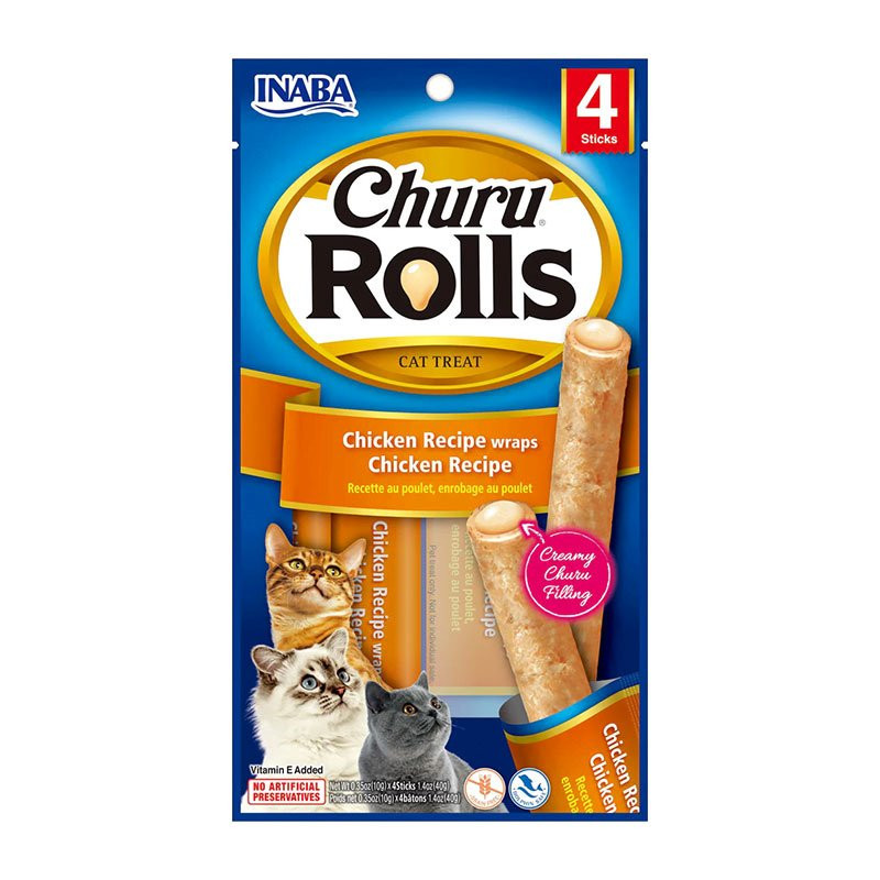 Churu Rolls Pisica, 4x10 grame
