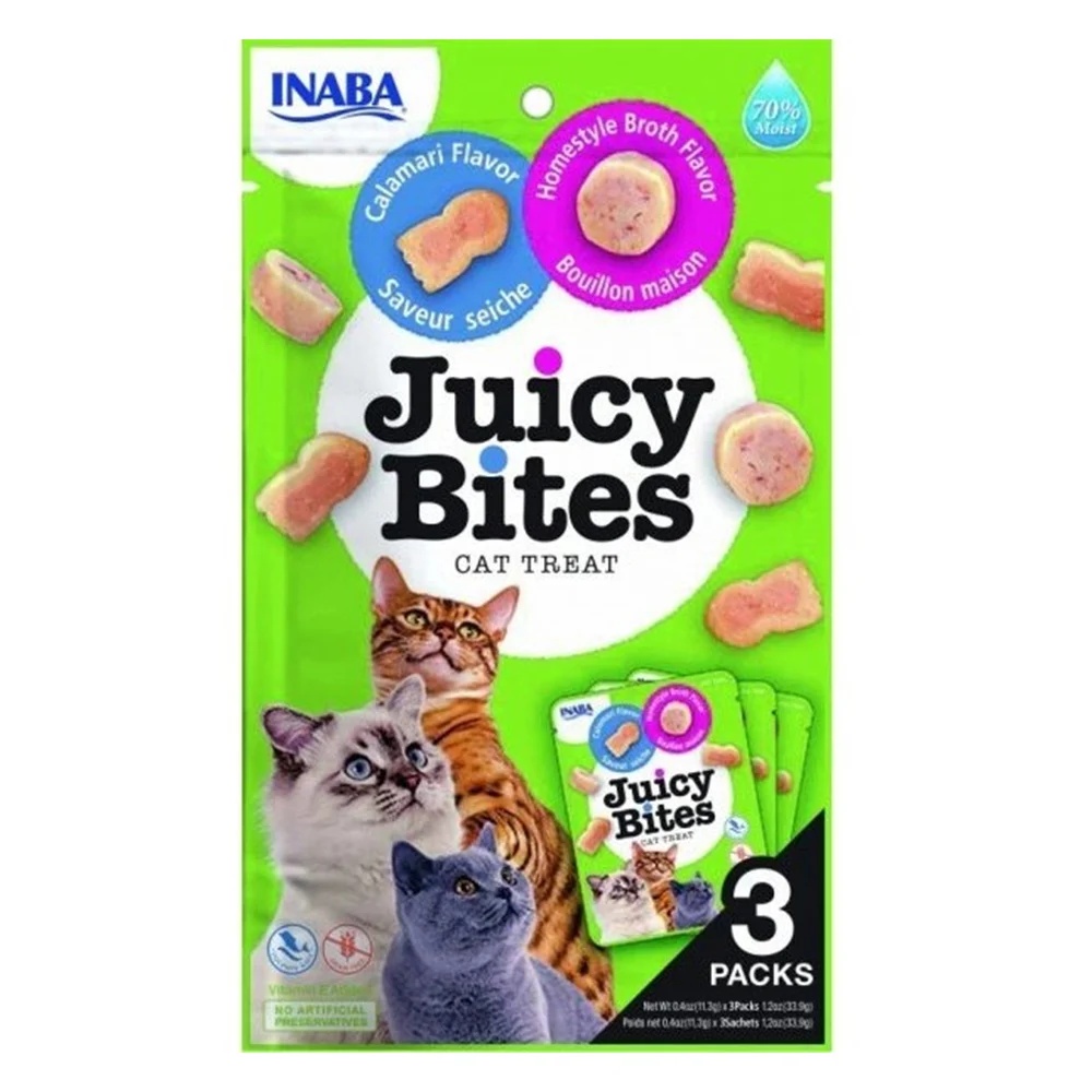 INABA Juicy Bites Pisica, 3x11.3 grame
