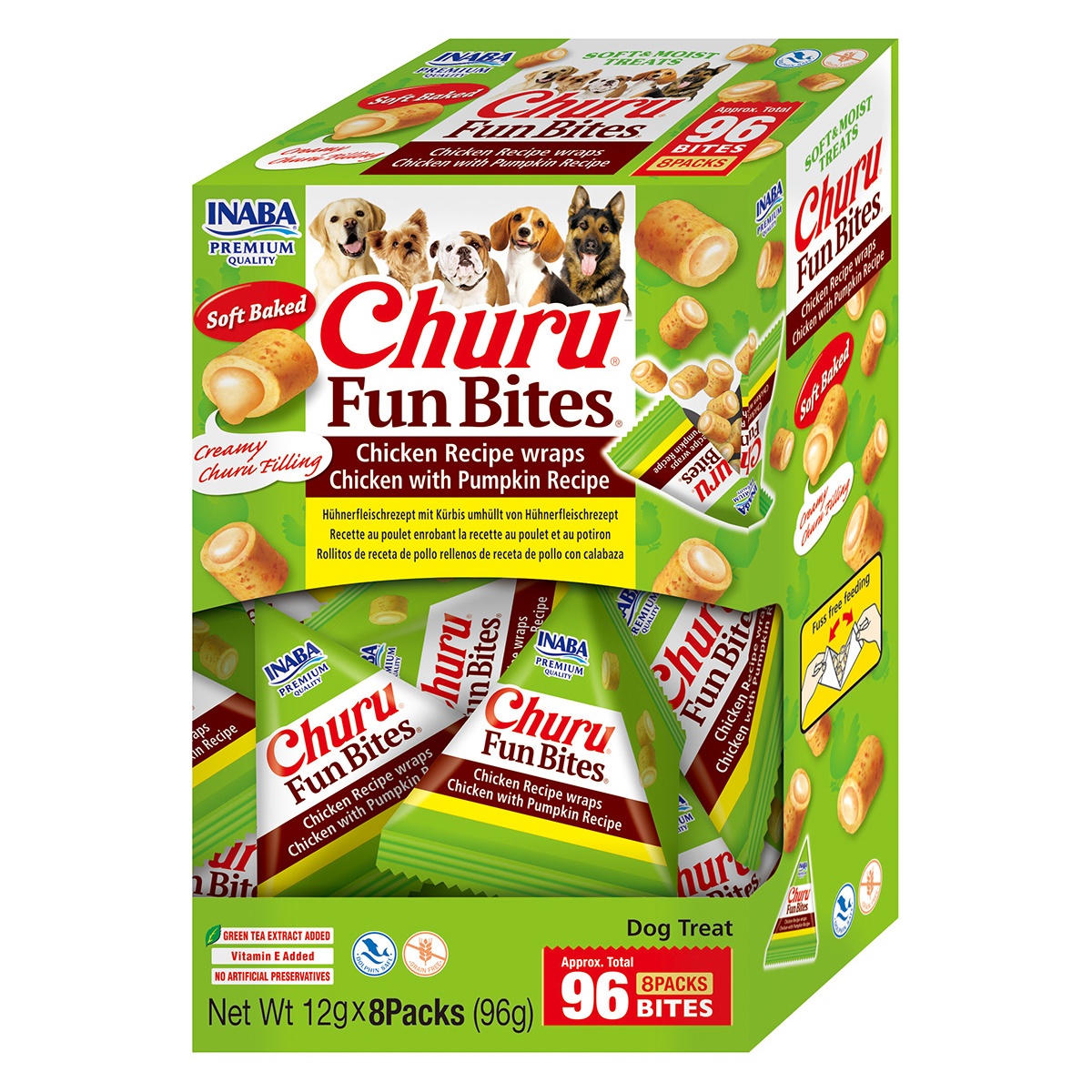 Churu Dog Fun Bites, 8x12 grame
