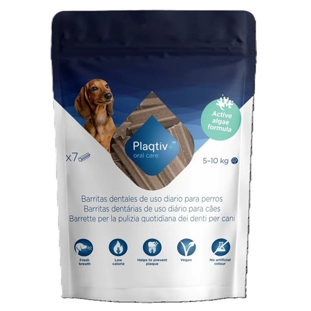Plaqtiv+ batoane dentare caini, 7 bucati