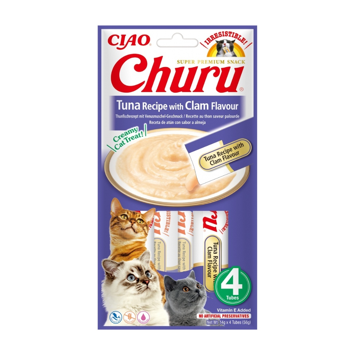 Churu Cat Creamy Treat, 4 x 14 grame