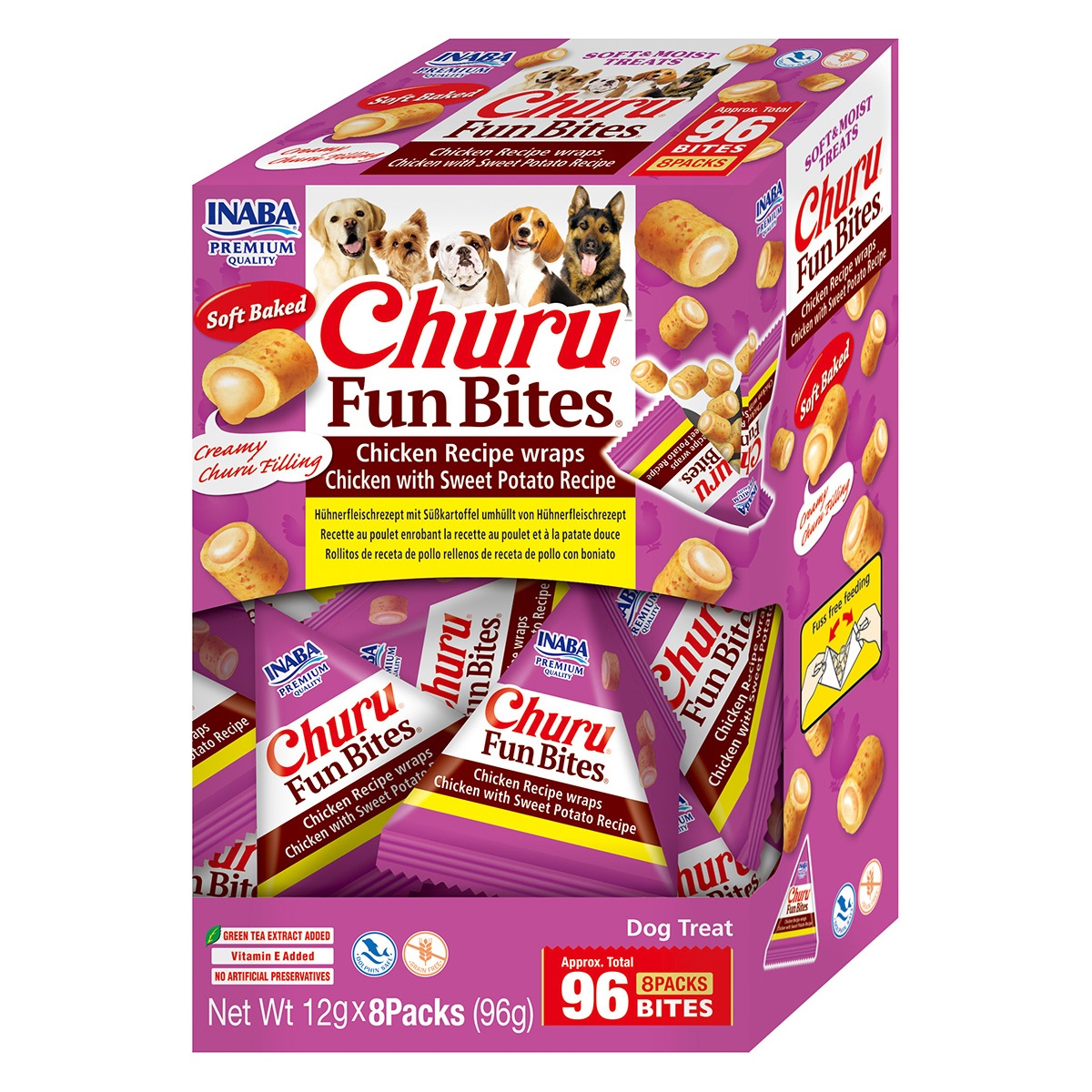Churu Dog Fun Bites, 8x12 grame