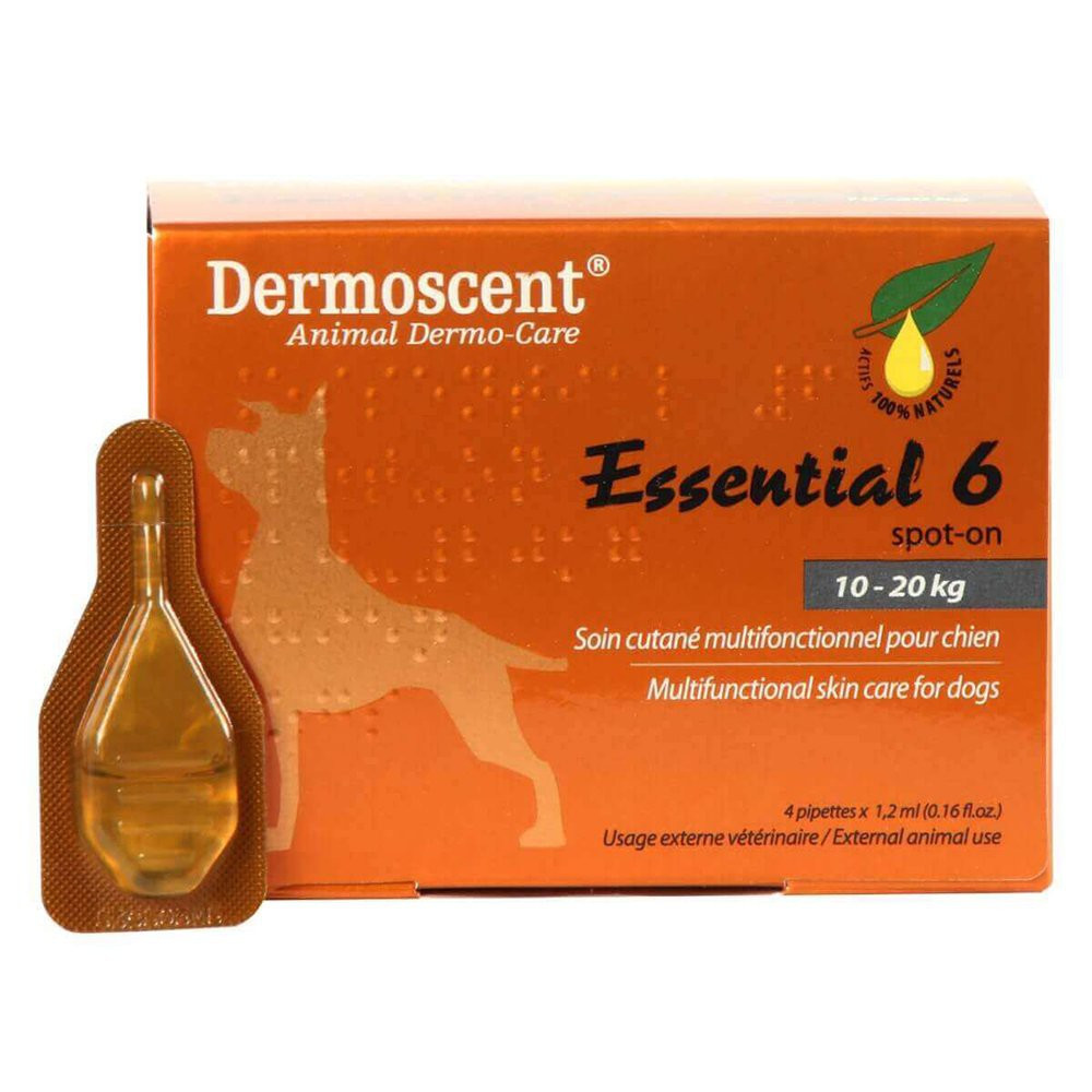 Dermoscent Essential 6 Spot-On Caine, 4 pipete