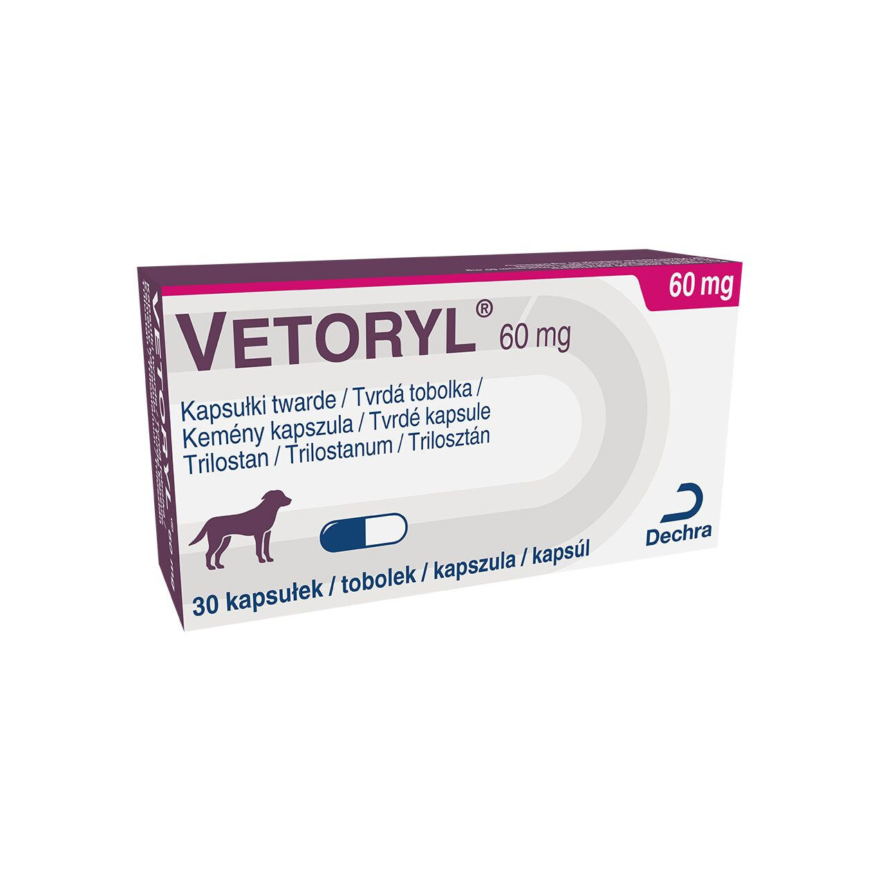 Vetoryl, tratament hiperadrenocorticism la caini, 30 capsule