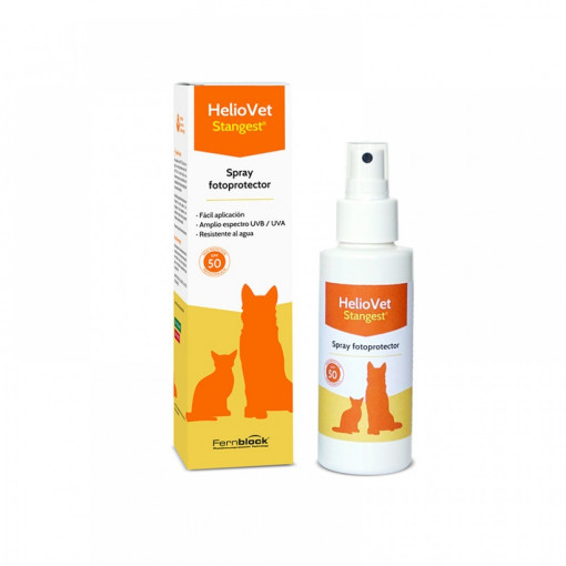 HelioVet Spray Protectie Solara SPF50 Caini & Pisici, 80 ml