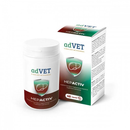 adVet Hepactiv, 45 capsule