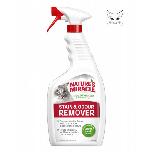 Nature's Miracle Cat Stain & Odour Remover, 709ml