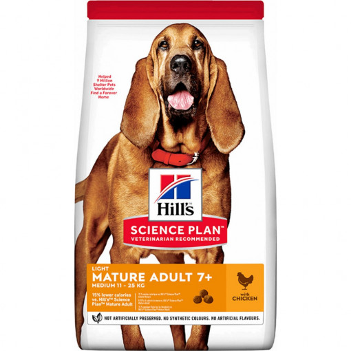 Hill's Canine Mature Medium Light, 14 kg