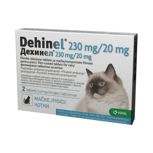Dehinel Pisica, 2 tablete