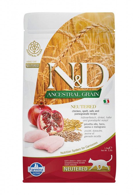 N&D Cat Ancestral Grain Pui & Rodie Neutered