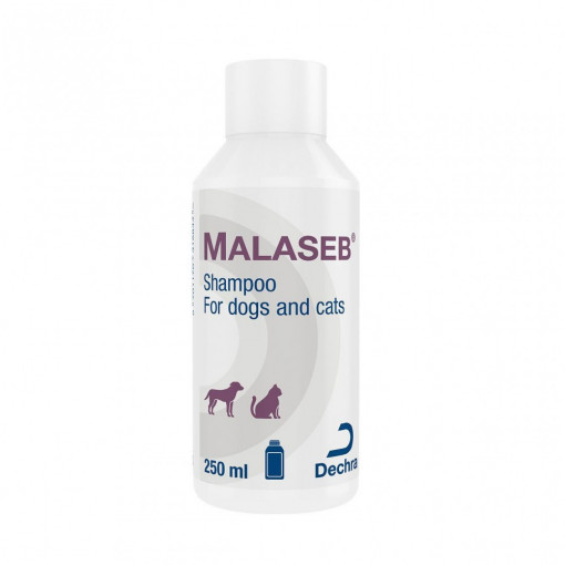 Malaseb sampon antimicotic pentru caini si pisici, 250 ml