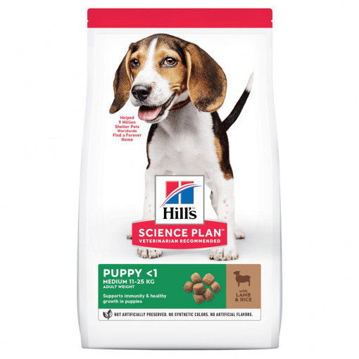 Hill's Canine Puppy Medium Lamb & Rice