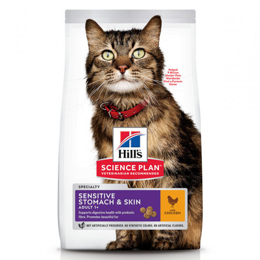 Hill's Feline Adult Sensitive Stomach & Skin