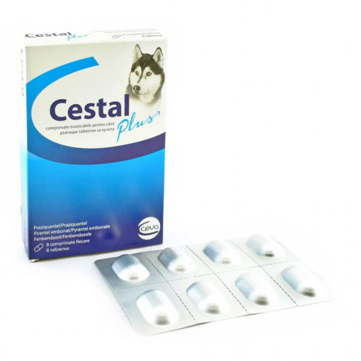Cestal Plus Caini, 1 tableta