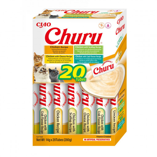 Churu Varieties Pisica, 20x14 grame