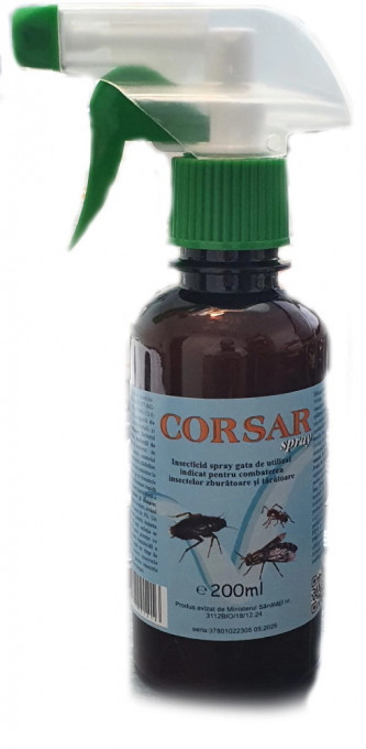 Corsar Spray Insecticid, 200ml