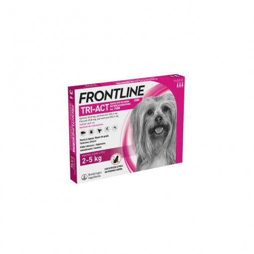 Frontline Tri-Act Caine, 3 pipete