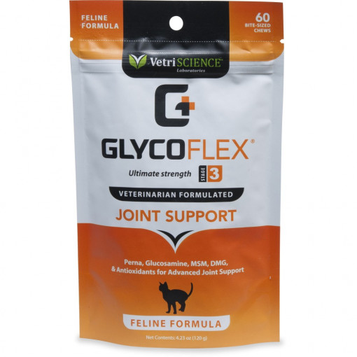 Glyco Flex 3 Pisica, 60 tablete gumate