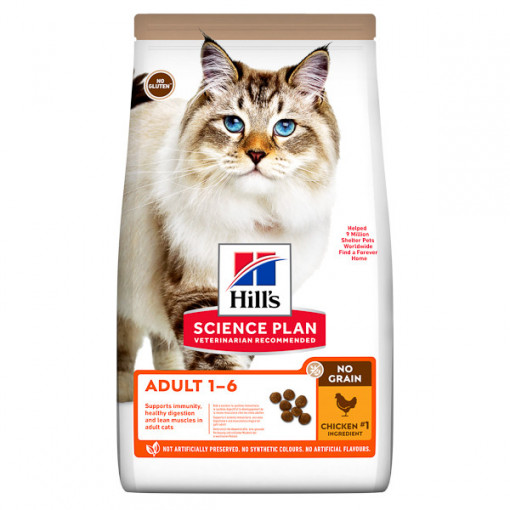 Hill's Feline Adult Chicken No Grain, 1.5kg