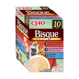 Ciao Bisque Variety Pui, Vita, Somon & Ton 10 x 40 grame