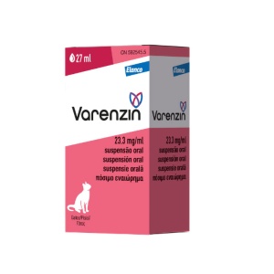 Varenzin 23,3 mg/ml, 27 ml solutie orala pisici