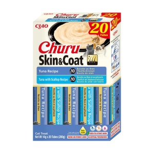Churu Skin & Coat Ton Pisica, 20 x 14 grame