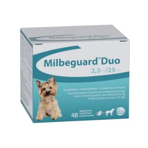 Milbeguard Duo Caine, 2.5/25mg, 1 tableta (Data expirare produs: 30.11.2026) - Img 2