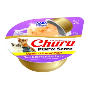Churu Cat Pop'n Serve Ton & Fulgi Bonito, 2x35 grame - Img 2