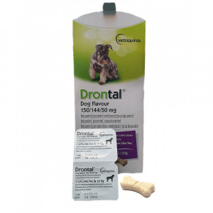 Drontal Caine, 1 tableta