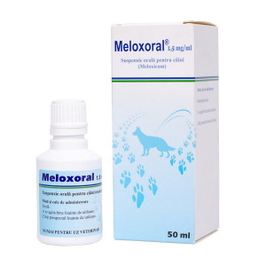 Meloxoral Solutie Orala Caini, 1.5mg/ml, 50ml