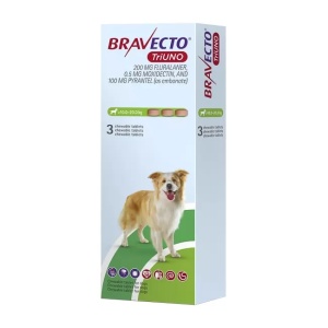 Bravecto TriUNO M, 10-20kg, 1 tableta (Data expirare produs: 30.11.2026) - Img 2