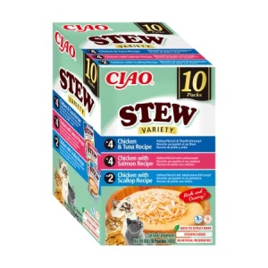 Ciao Stew Variety Pui, Ton & Scoici, 10 x 40 grame
