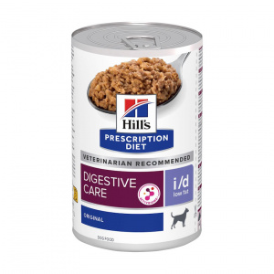 Hill's Dieta Caine i/d Digestive Care Low Fat, 360 grame