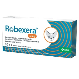 Robexera 5mg, 1 comprimat masticabil (Data expirare produs: 30.11.2026)