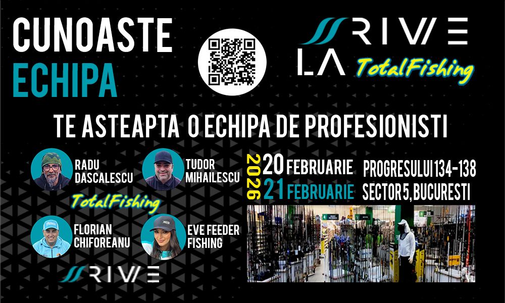 Rive la Total Fishing: ateliere dedicate pescuitului la feeder