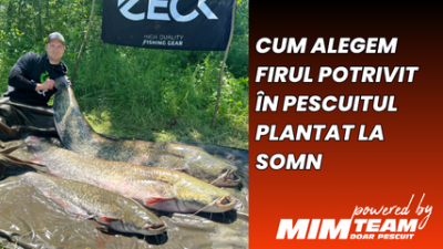 Cum alegem firul potrivit în pescuitul plantat la somn