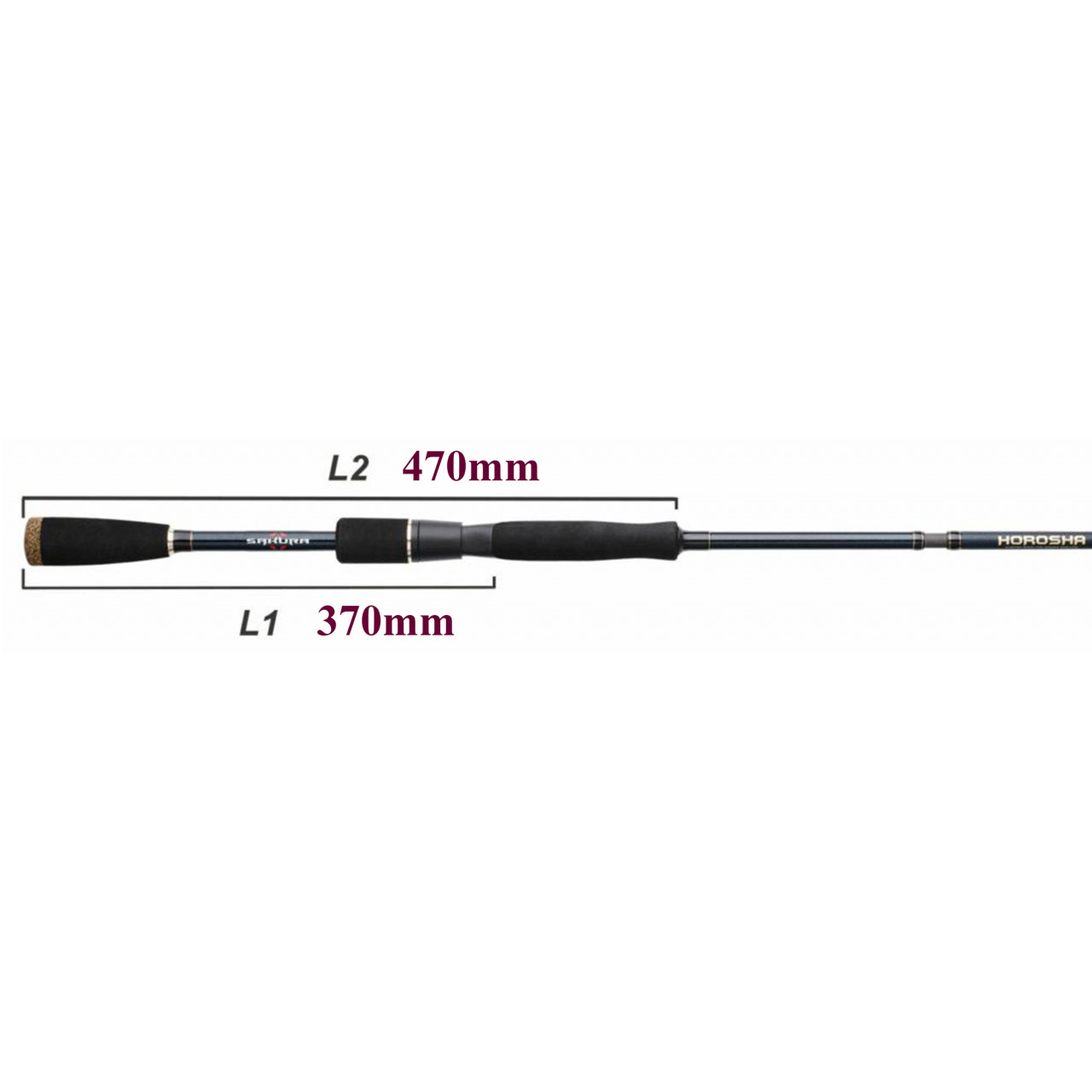 Lanseta Sakura Horosha HORS 804H 2.44m 4tr 15-50gr