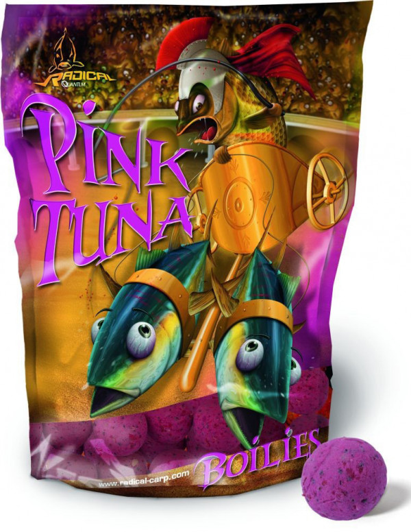 Boilies Radical Pink Tuna Boilie 16mm 1kg