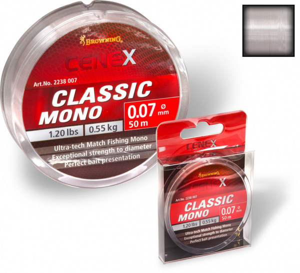 Fir Browning Cenex Clasic Mono 0.06mm 0.45kg 50m Transparent