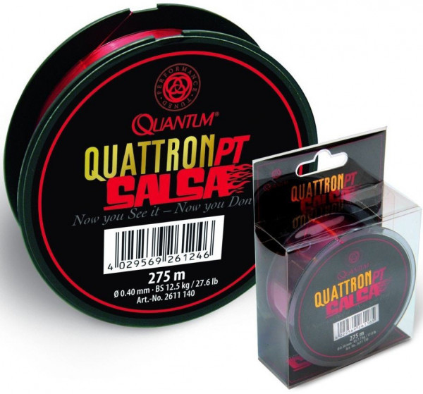 Fir Quantum Salsa 0.35mm 10.50kg 275m Rosu Transparent