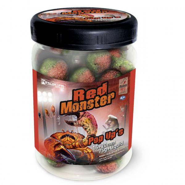 Pop-up Radical Red Monster Pop Up’s 16mm 75g