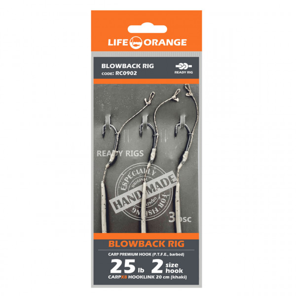 Rig Crap Blowback 04 Orange Series 9 No.4 25lb 3buc