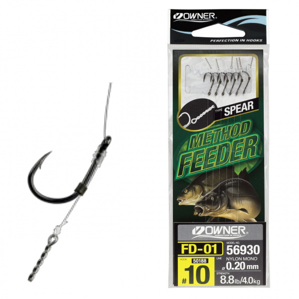 Rig Feeder Owner 56930 No.8 0.22 FD-01 Spear Monofilament