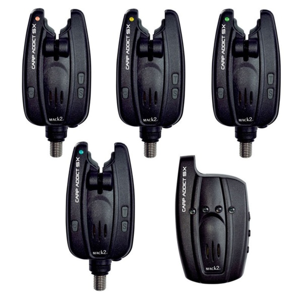 Set Alarme 4+1 Mack2 Carp Addict SX Alarm Set