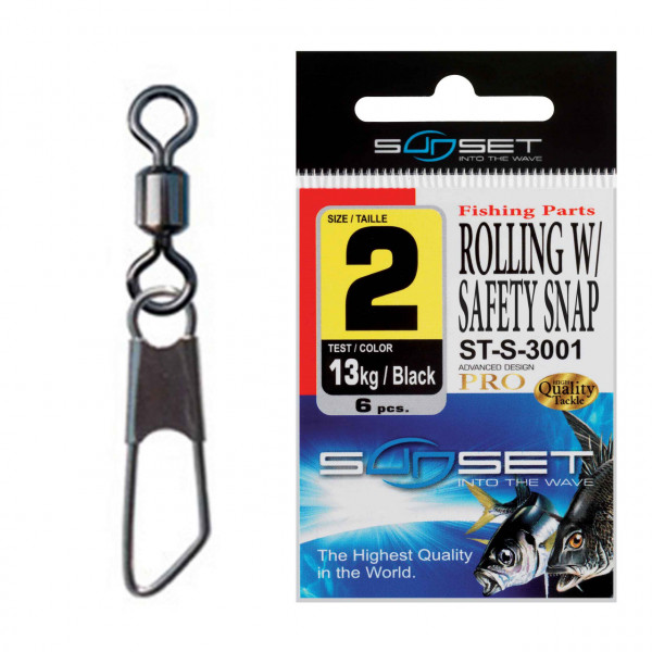 Agrafa Vartej Sunset ST-S-3001 No.4 9kg Rolling Safety Snap