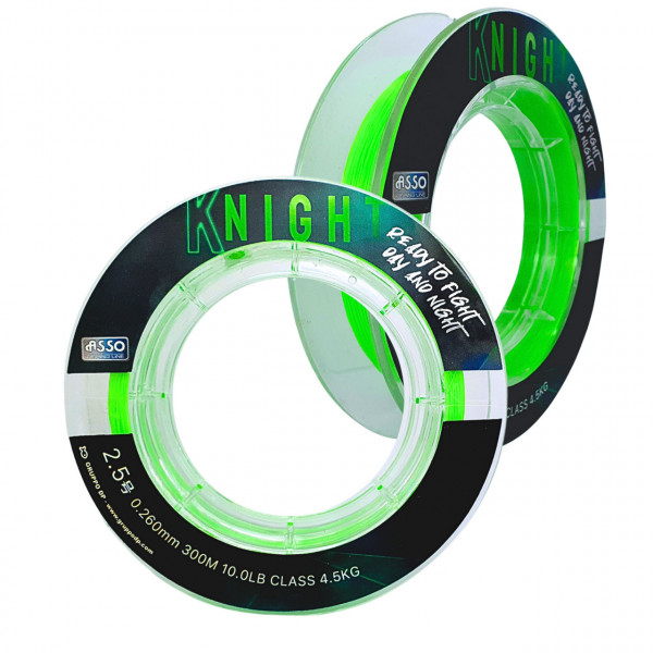 Asso Knight 300m 0.285mm 5.4kg Fluorescent Chartreuse