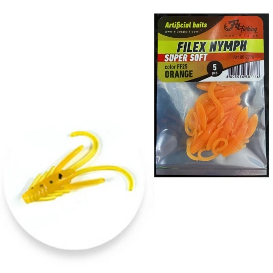 Nimfe Artificiale Filex FF 25 Orange 25mm 5buc
