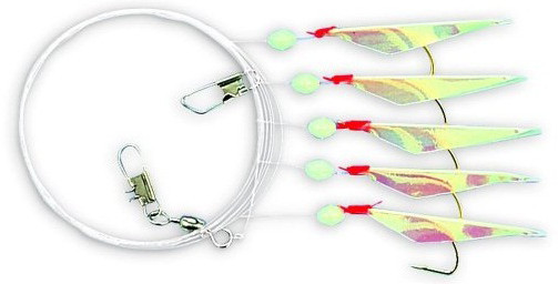 Streamer Zebco H Rig No.6 Silver Yellow