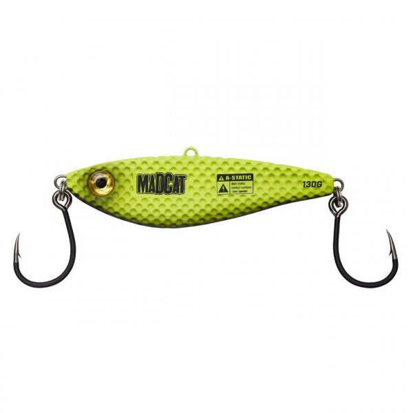 Vertical Jig Madcat Vibratix 130gr 14cm Fluo Yellow UV