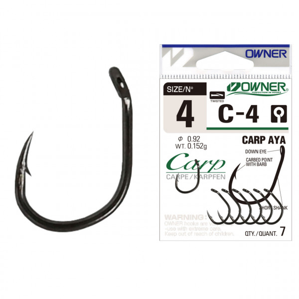 Carlig Owner C-4 No.4 Carp Aya
